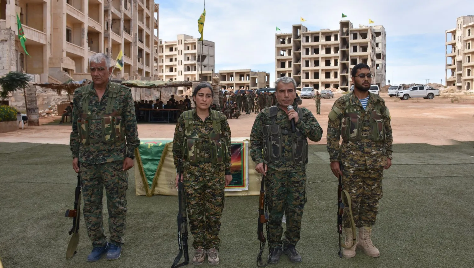 Li Helebê dewreyeke nû ya şervanên YPG`ê bi dawî bû       