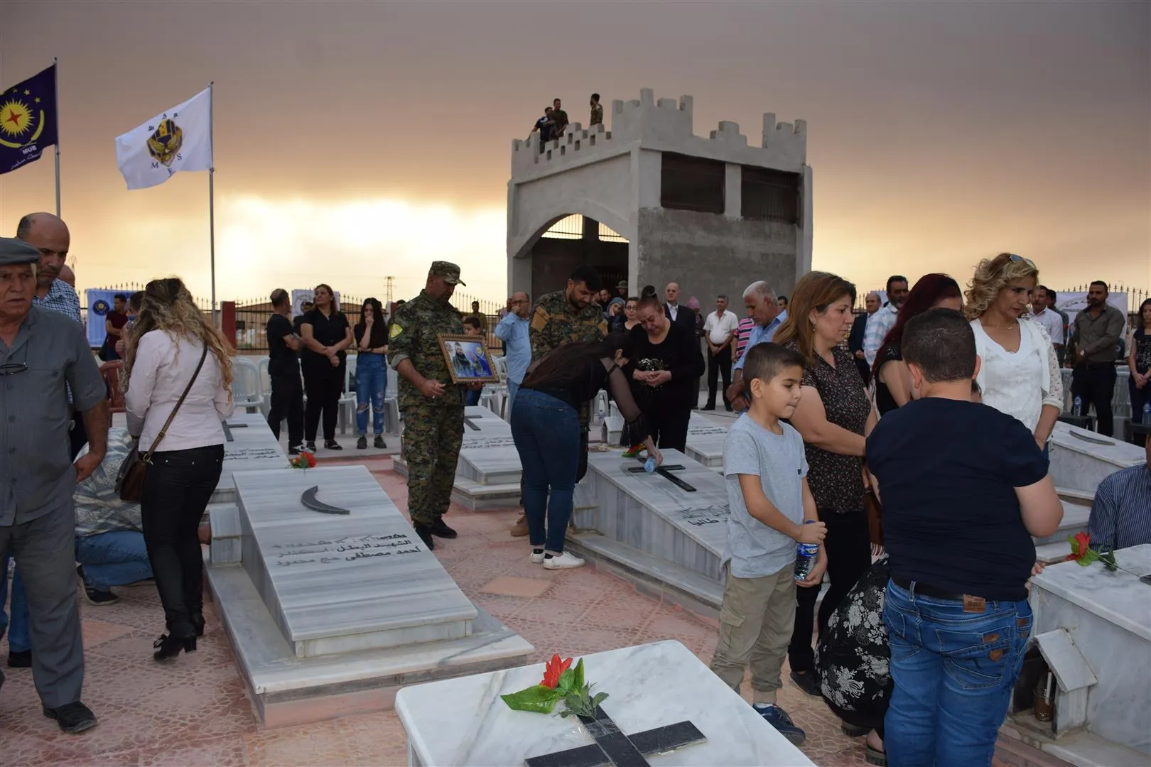 Li Hesekê şehîdên Suryan hatin bi bîranîn