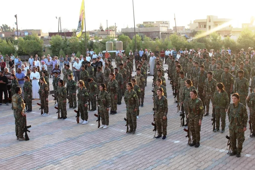 Şervanê QSD‘ê Zagros bi merasîmeke girseyî hate veşartin