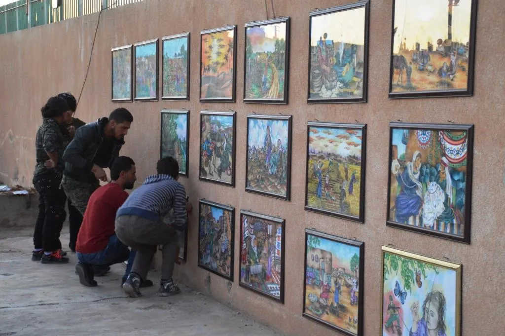 4. Festîvala Şehîd Hogir li bajarê Qamişlo li dar ket