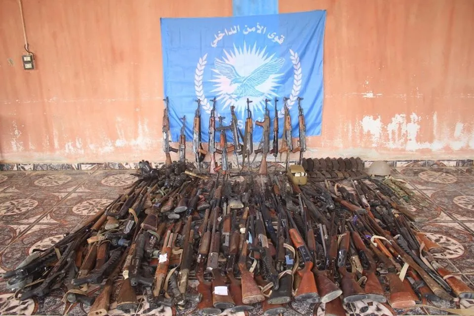 Hêzên Asayîşê operasyoneke desteserkirina çekên nerûxsetkirî da destpêkirin