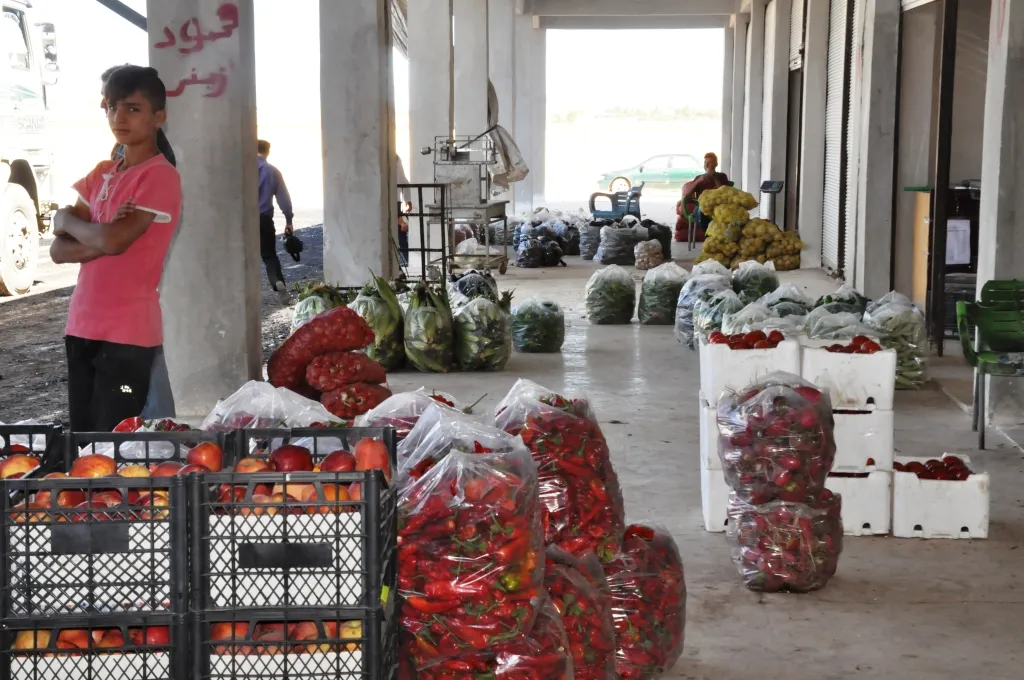 Piştî 4 salan Sûk El-Hal a Kobanê wekî berê lê hat