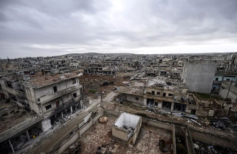 Rewşa bajarê Kobanê piştî 4 salan