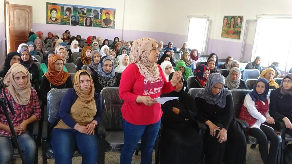 Li Reqayê Meclisa Jinên Sûriyeyê hate danasîn