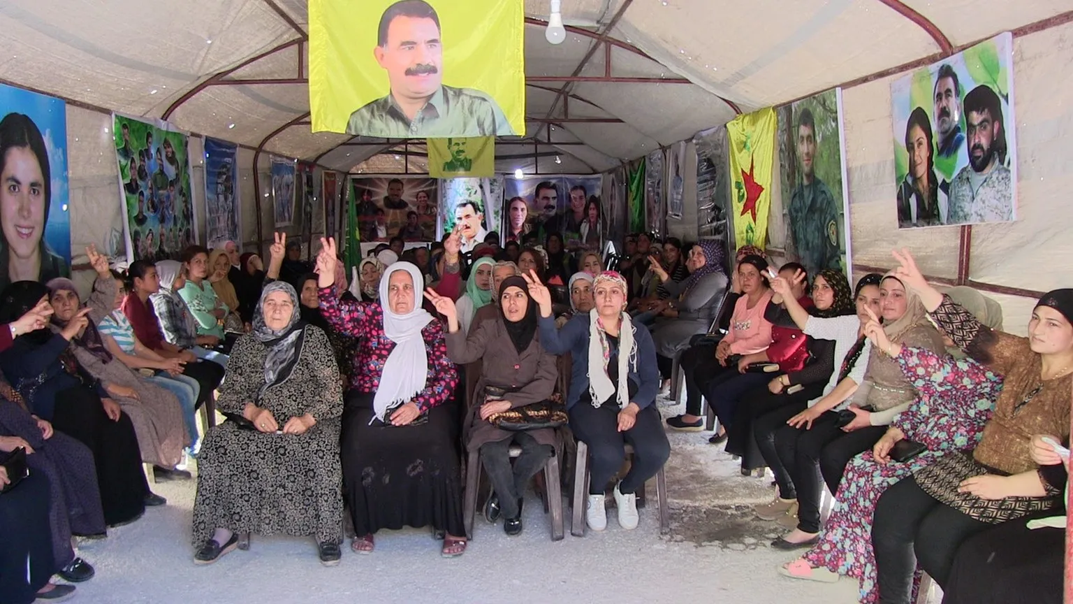 Çalakiyên ji bo azadiya Ocalan li Helebê didomin