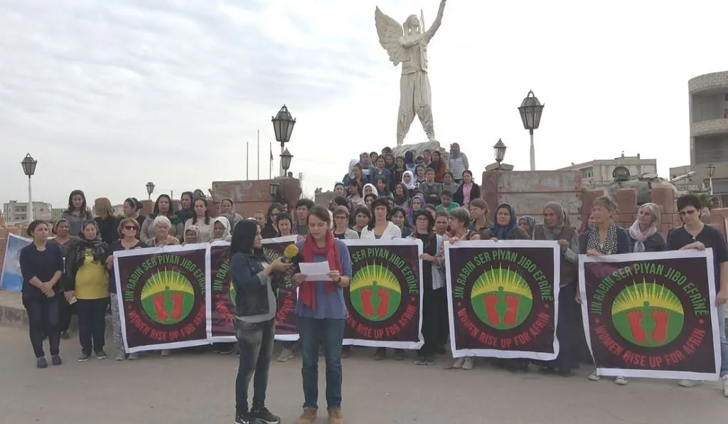Şandeya jinên enternasyonalîst ji bo 9`ê Cotmehê daxuyanî da