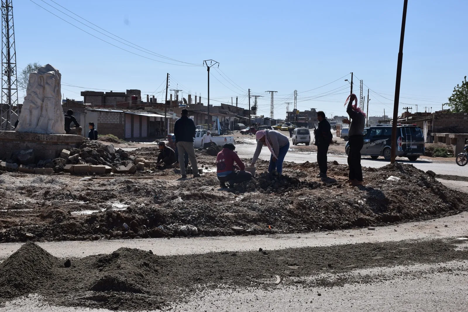 Ji bo çaksaziya bajarê Hesekê, şaredarî xebatên xwe didomîne