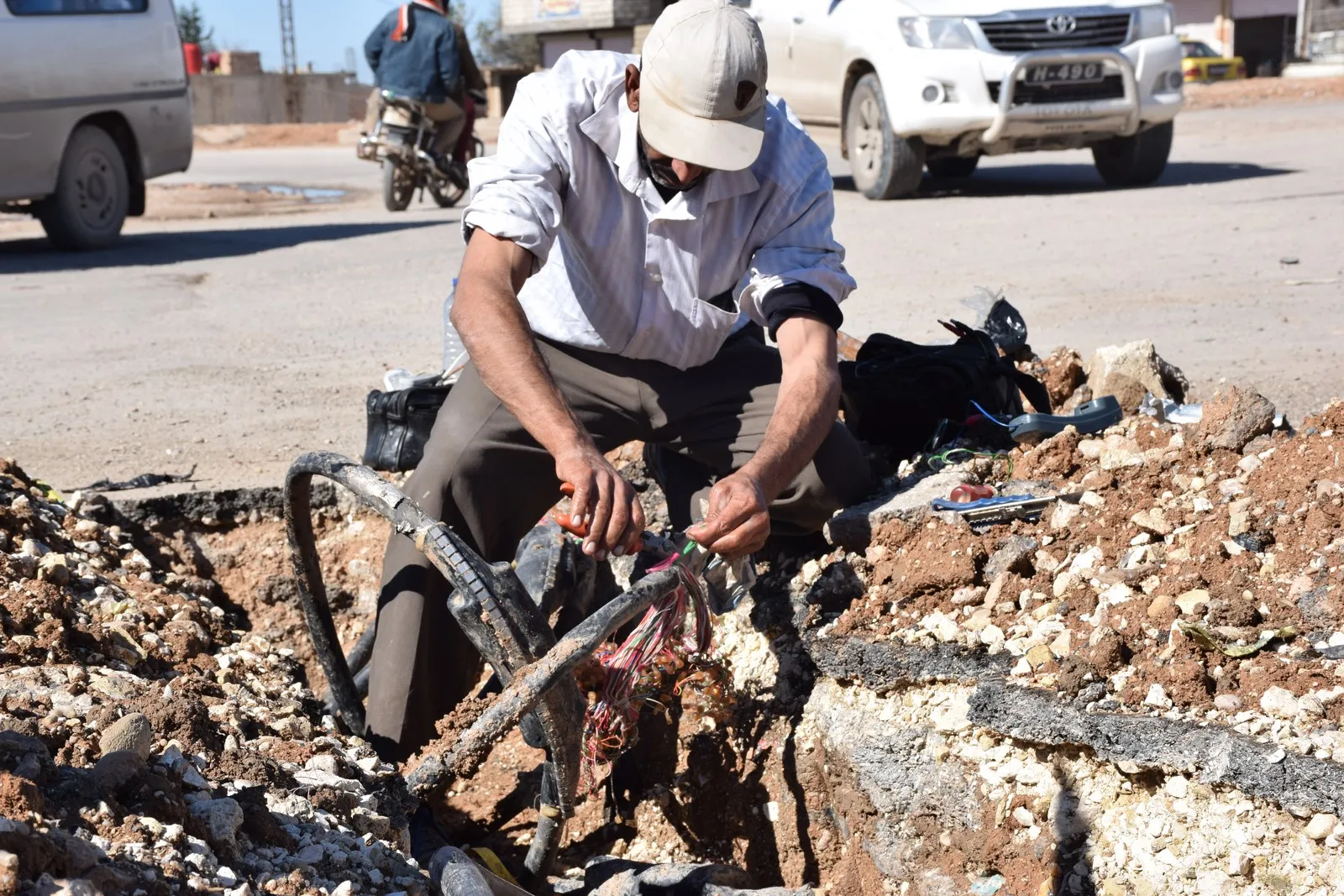 Ji bo çaksaziya bajarê Hesekê, şaredarî xebatên xwe didomîne