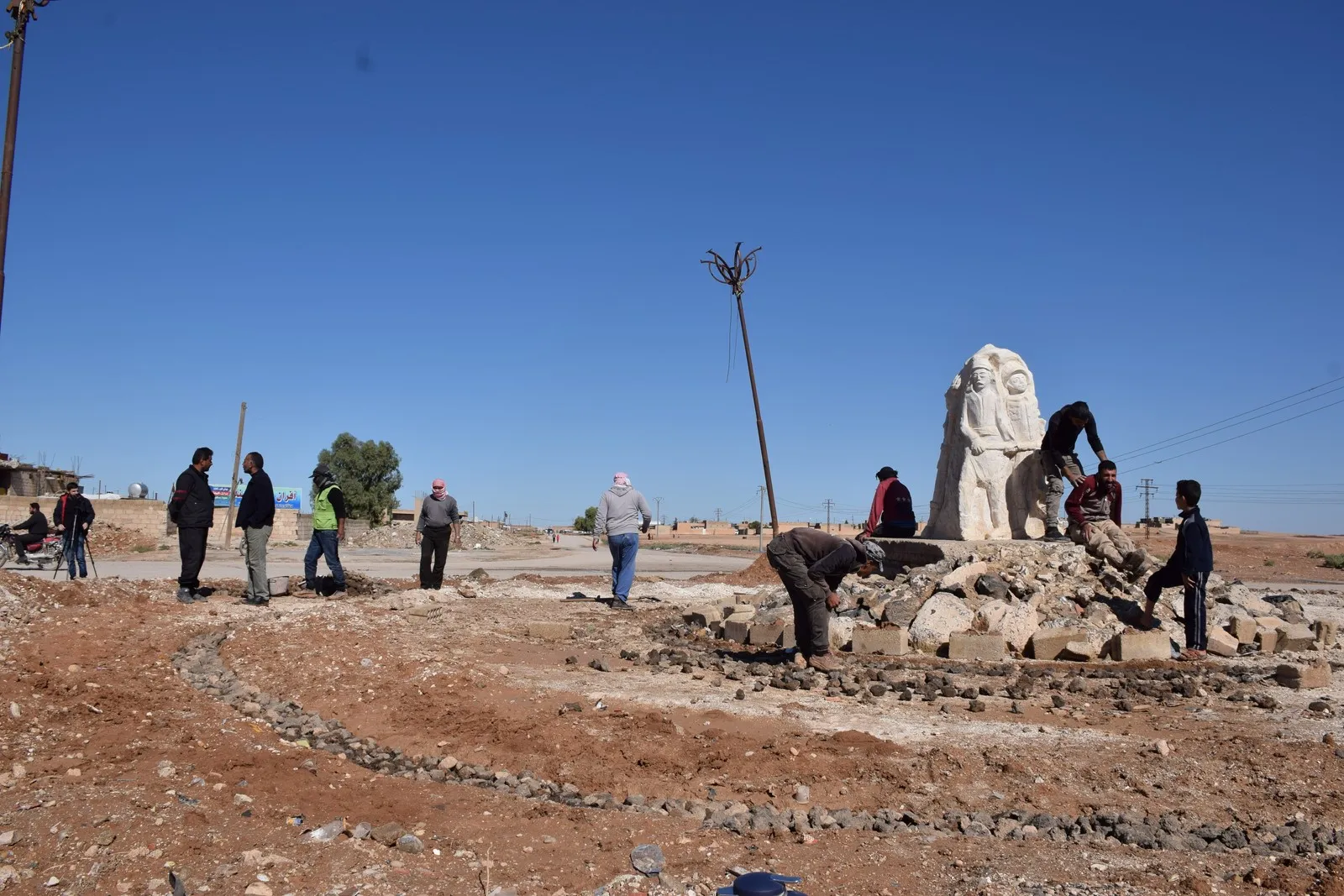 Ji bo çaksaziya bajarê Hesekê, şaredarî xebatên xwe didomîne