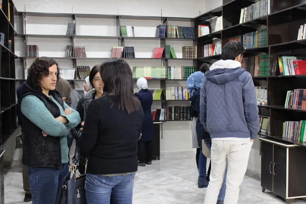 Li Qamişlo yekemîn pirtûkxaneya çandî