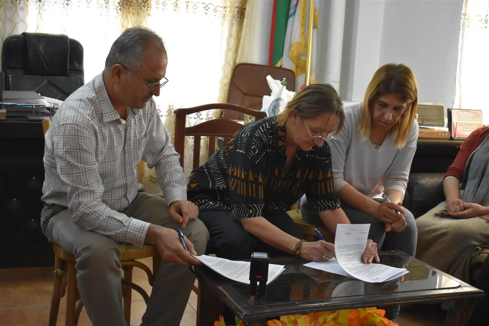 Şaredariya Dêrikê û komeleyeke Elmanî hevpeymana dostaniyê îmze kirin