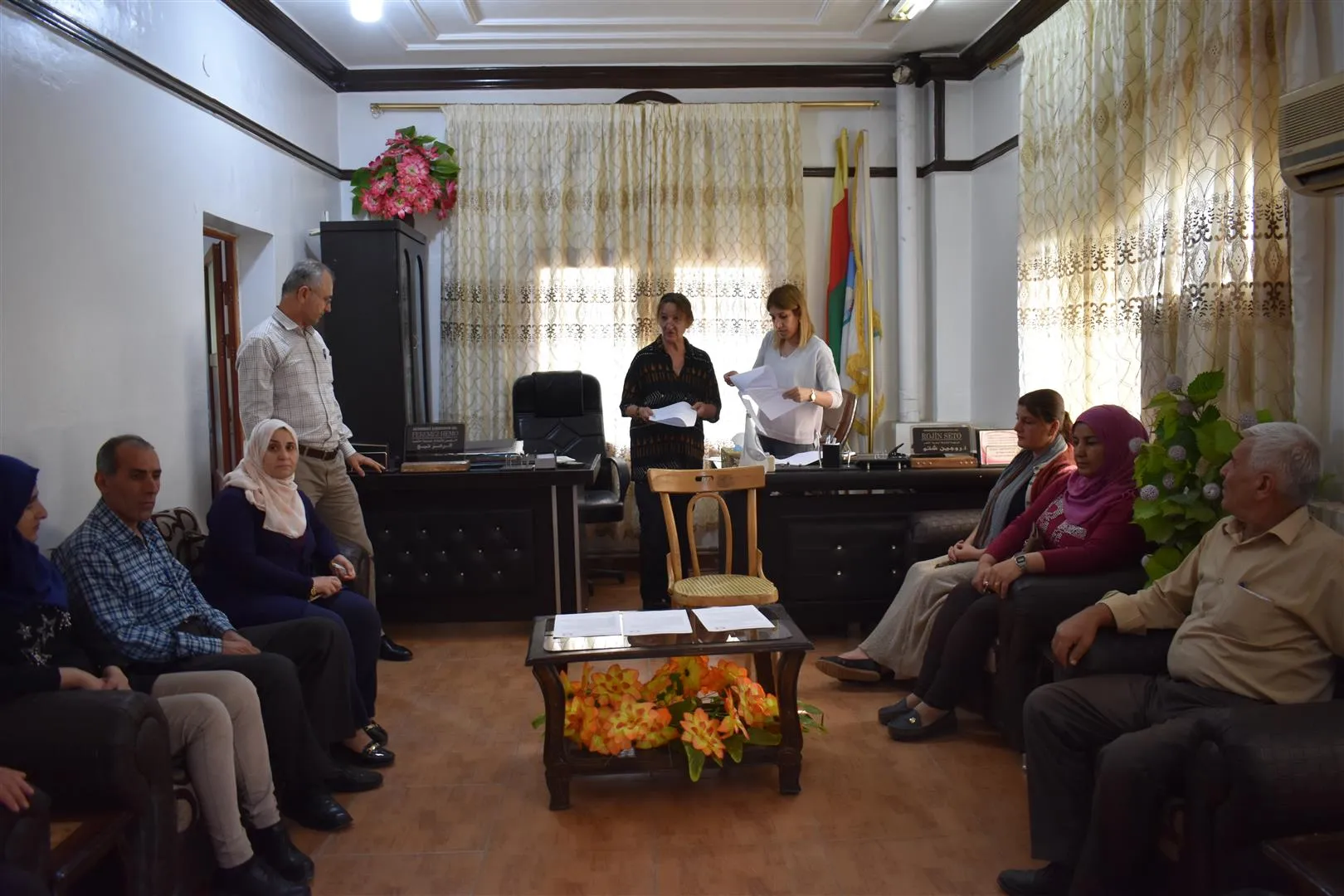 Şaredariya Dêrikê û komeleyeke Elmanî hevpeymana dostaniyê îmze kirin