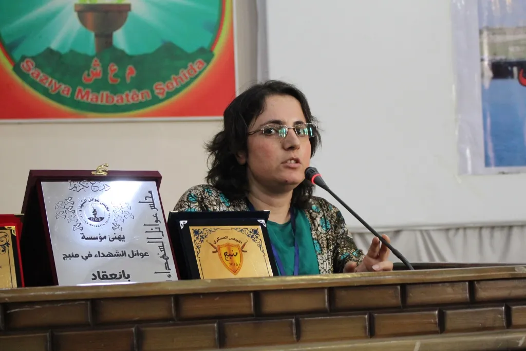 Meclisa Malbatên Şehîdan a Minbicê hate avakirin