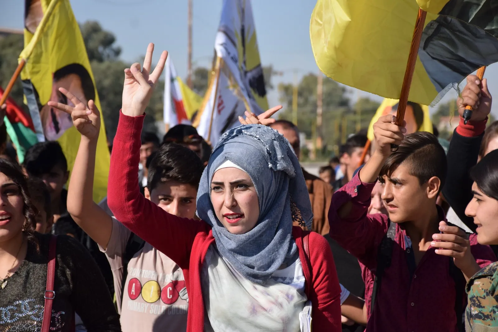 Ciwanên Cizîrê li dijî dagirkeriya Tirkiyê li qadan bûn