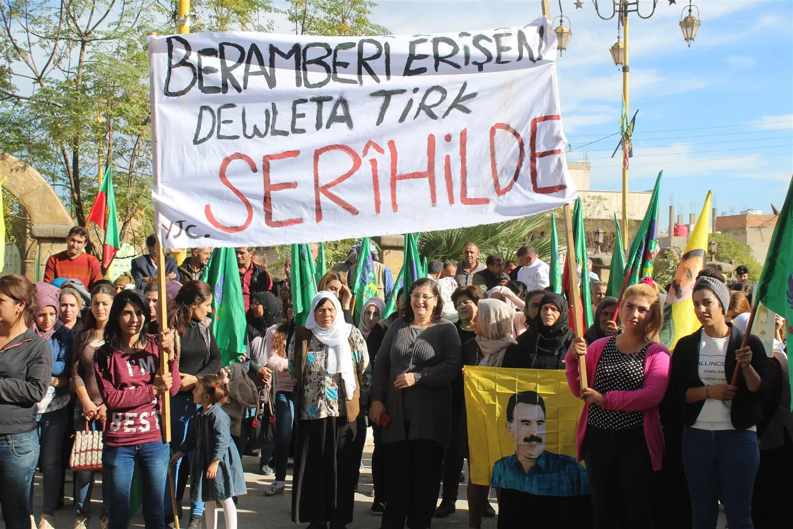 Ciwanên Cizîrê li dijî dagirkeriya Tirkiyê li qadan bûn