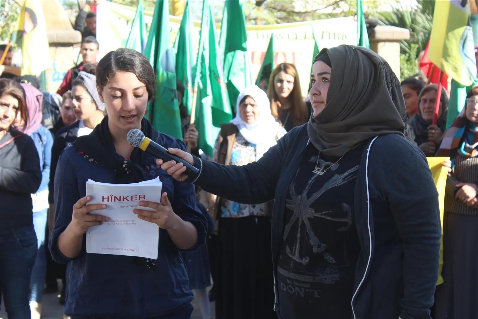 Ciwanên Cizîrê li dijî dagirkeriya Tirkiyê li qadan bûn