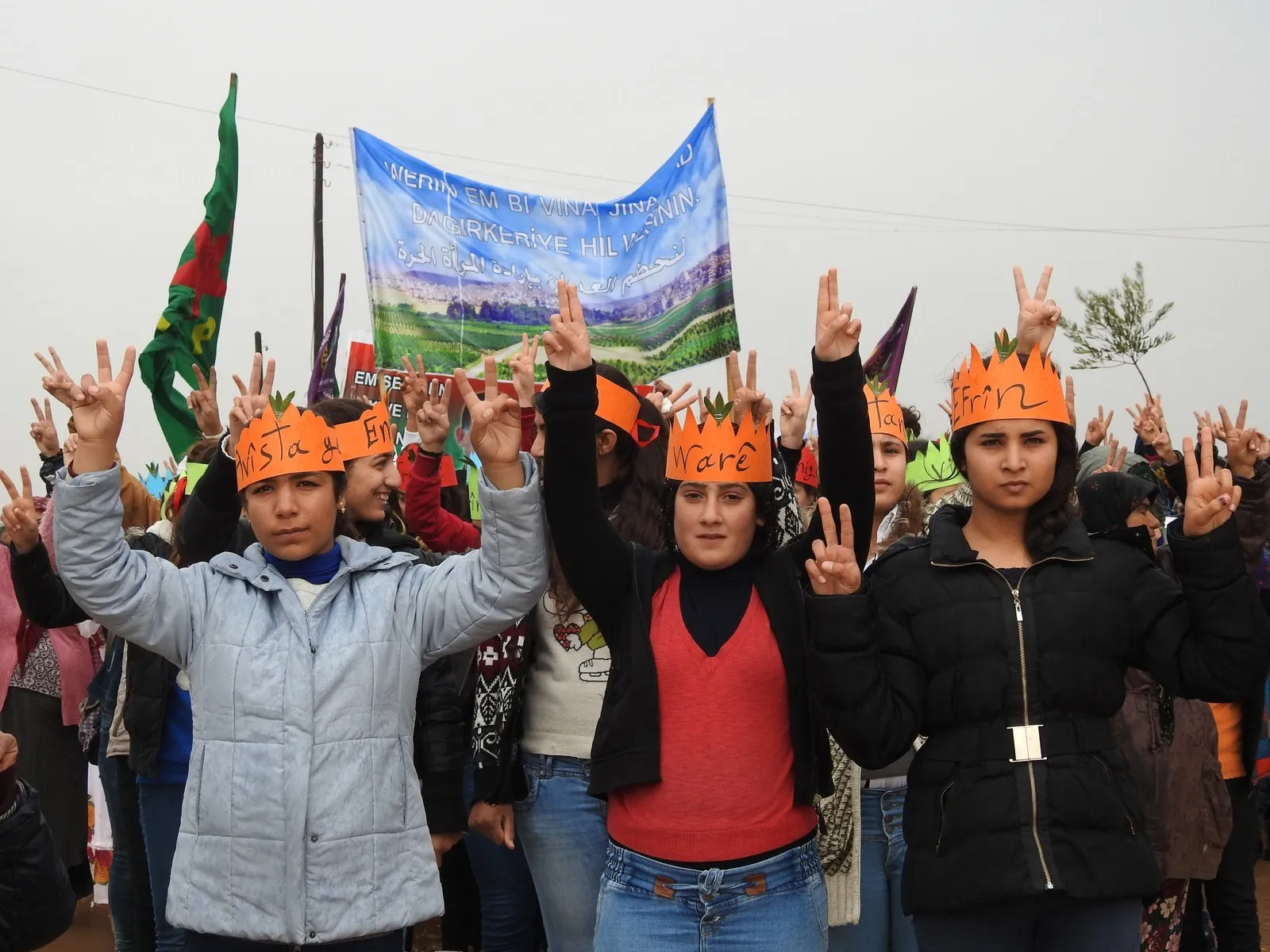 Gelê Efrînê şideta li dijî jinan şermezar kirin