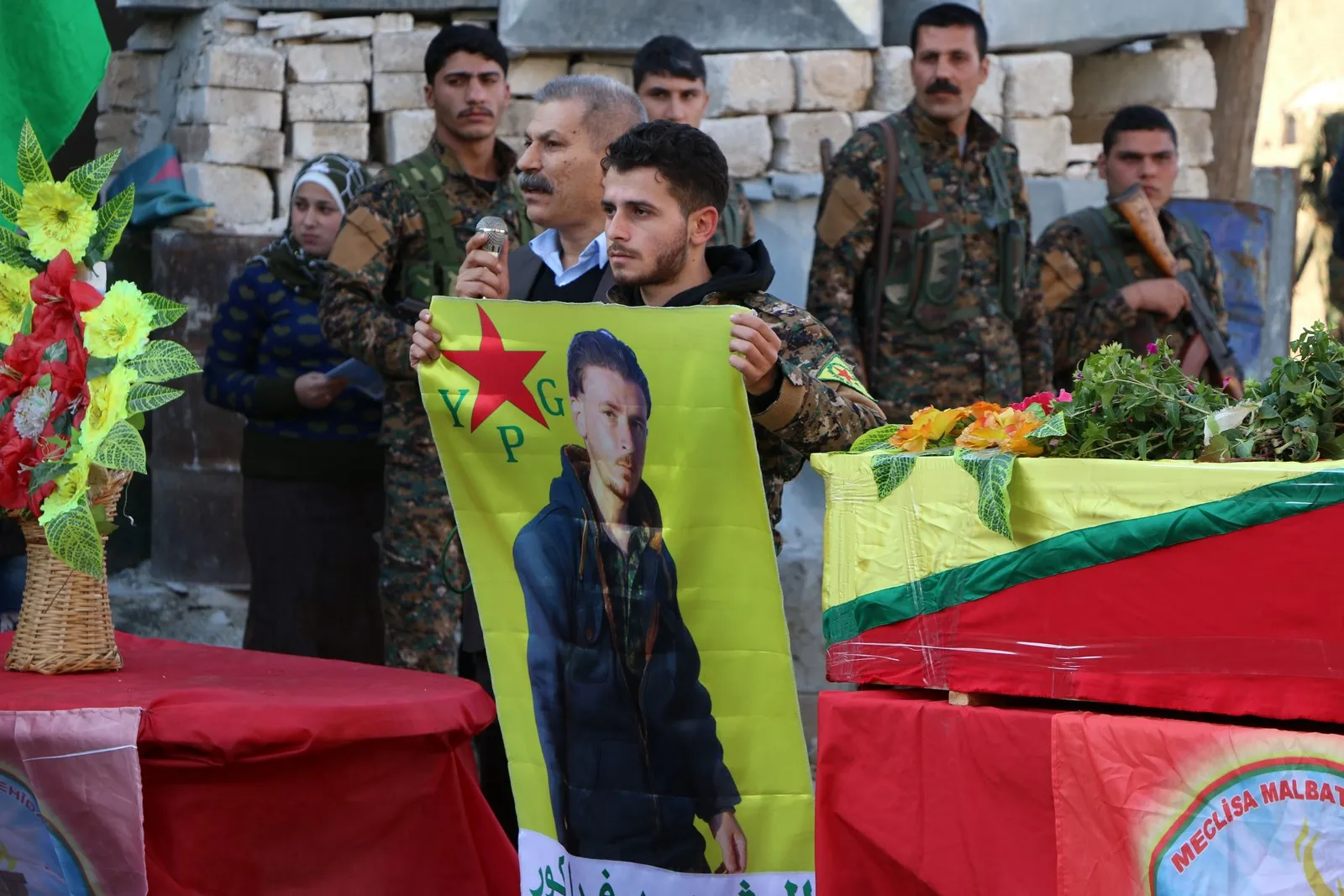 Şervanê YPG‘ê Fedekar Heleb bi merasîmeke bi haybet hate oxirkirin
