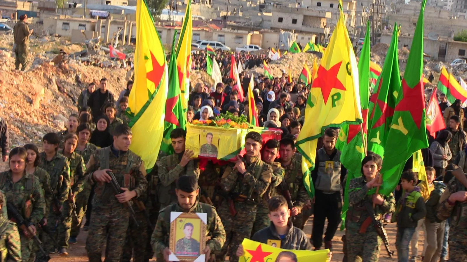 Şervanê YPG‘ê Fedekar Heleb bi merasîmeke bi haybet hate oxirkirin