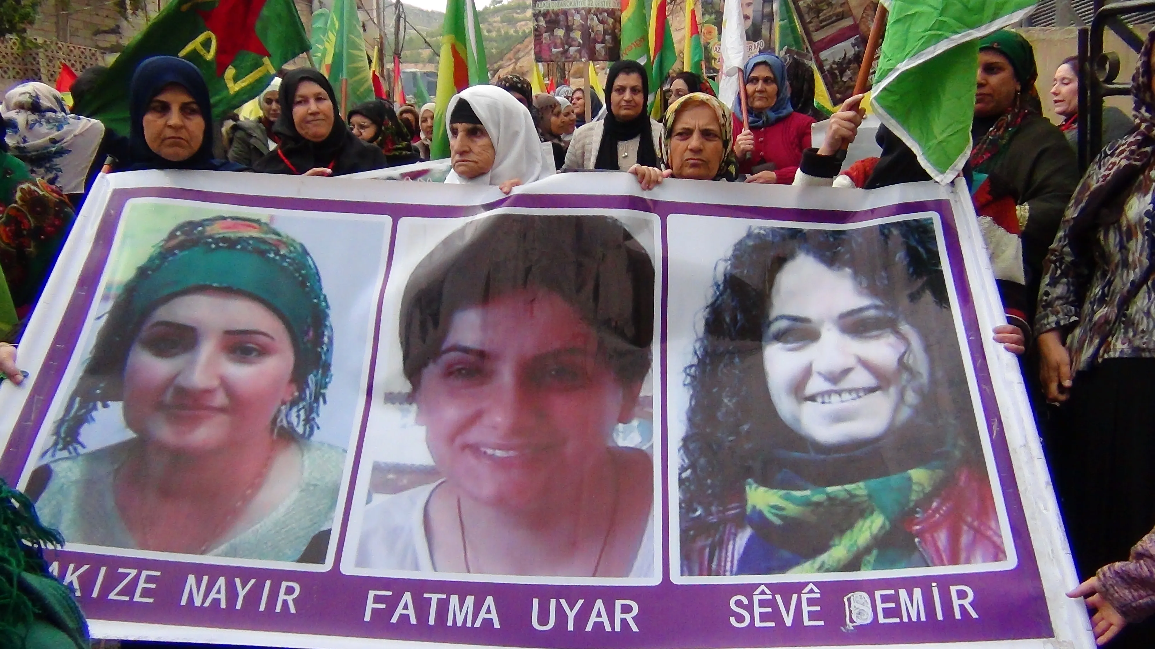 Şideta li dijî Jinan li Şamê hat şermezarkirin
