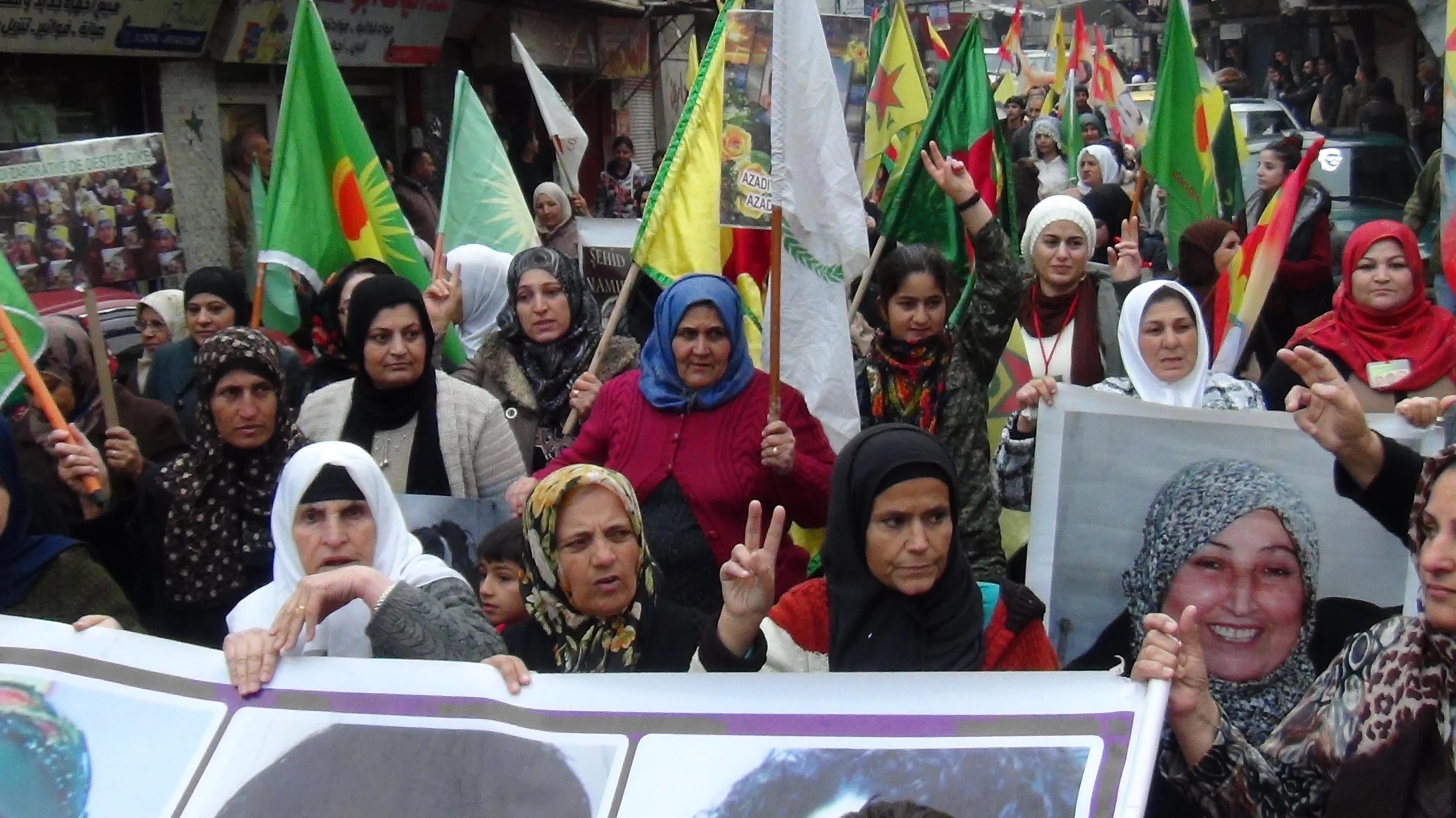 Şideta li dijî Jinan li Şamê hat şermezarkirin