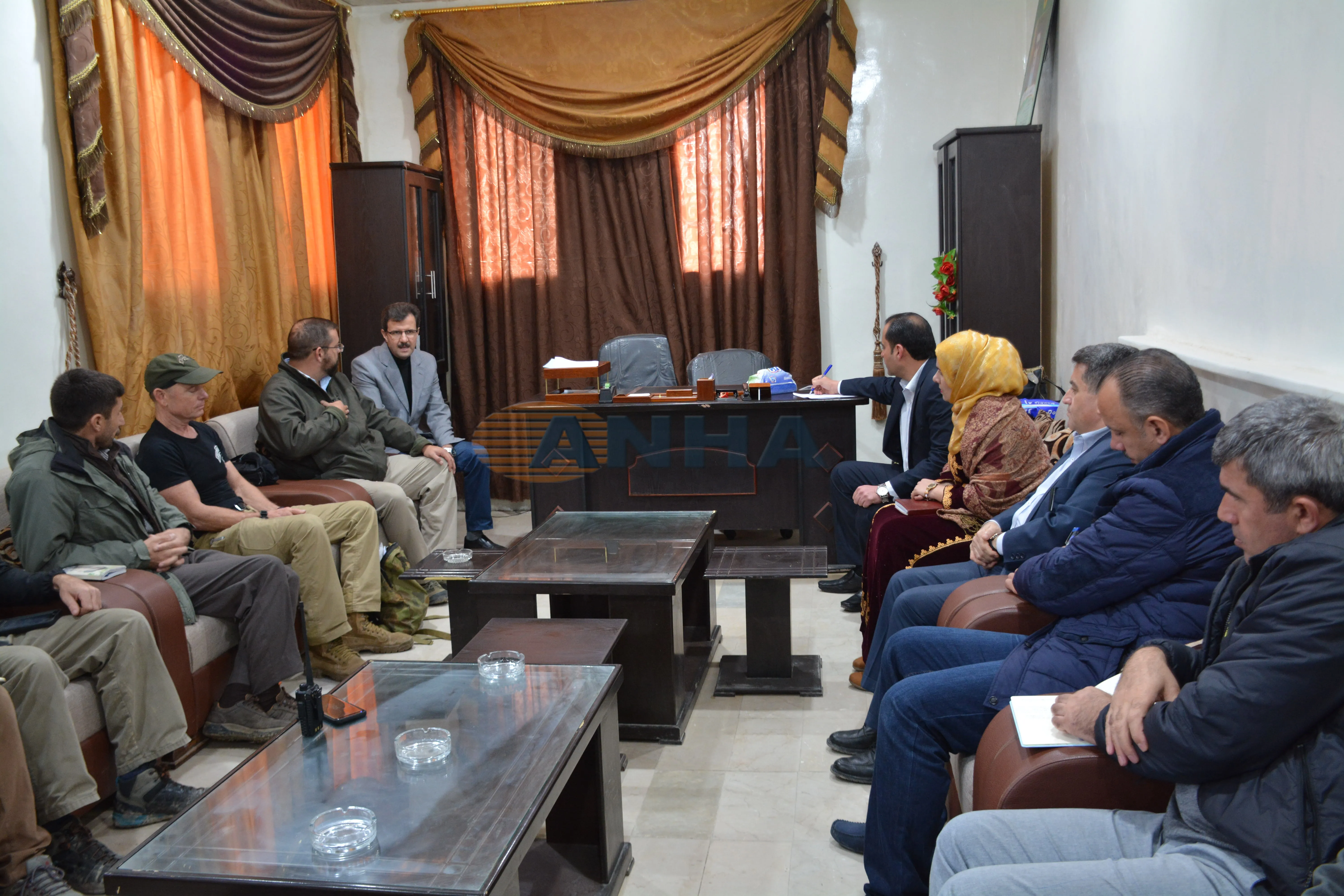 Yekemîn serdana endamekî Congress Amerîkayê ji bo Bakur û Rojhilatê Sûriyeyê