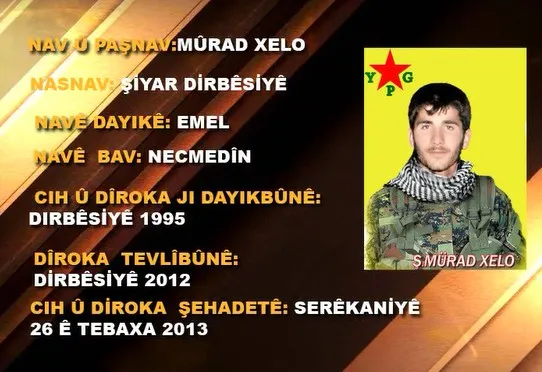 Ji çîrokên lehengên şoreşê; Mûrad Necmedîn
