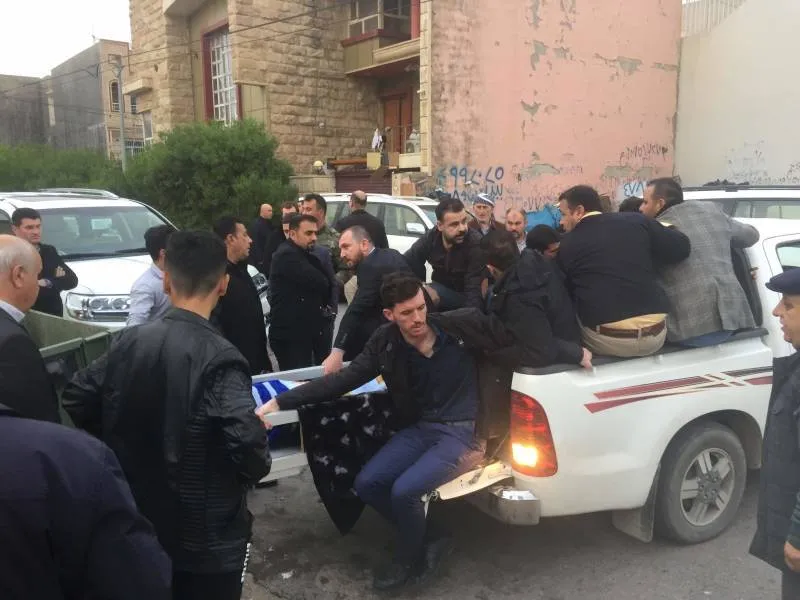 Şehîdê YPG'ê li Hewlêrê hate veşartin