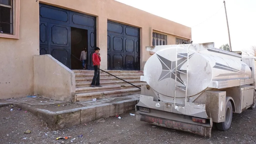 27 hezar lître mazot li dibistanên El-Kerama hatin belavkirin