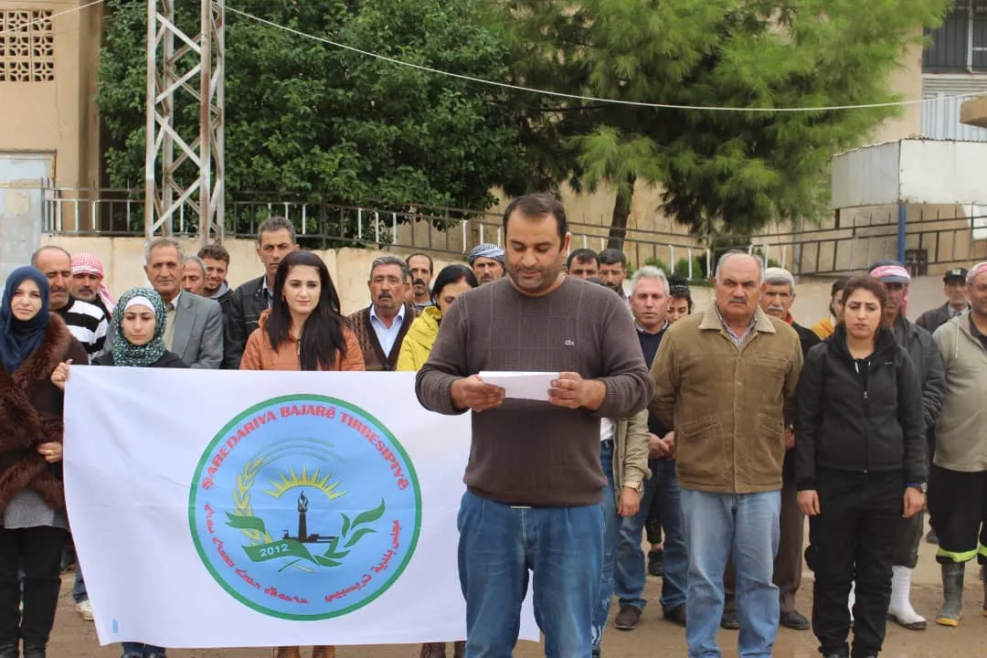 Şaredariyên Tirbespiyê êrîşên li ser Bakurê Sûriyeyê şermezar kirin