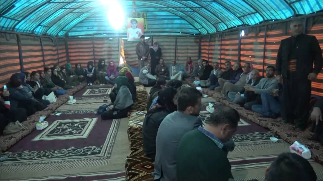 Sersaxî ji malbata zaroka şehîd Sara Mustefa re xwestin