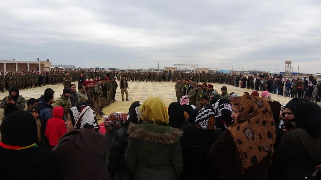 Cenazeyê şehîd Xesan bi merasîmekî girseyî hate veşartin