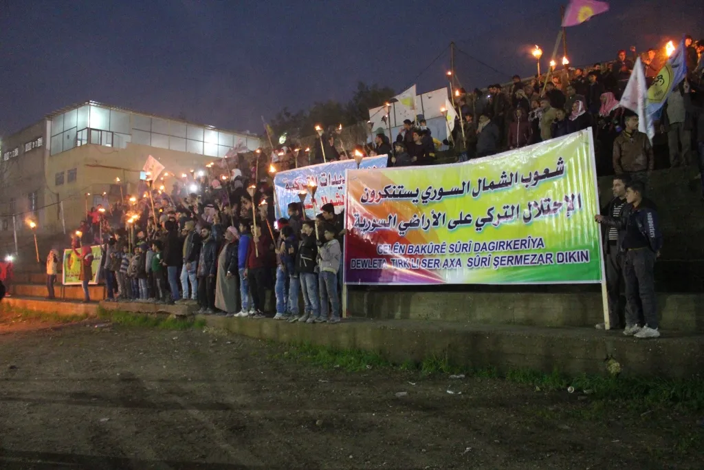 Ciwanên Minbicê:Li hemberî dagirkeriya Tirk serî hildin