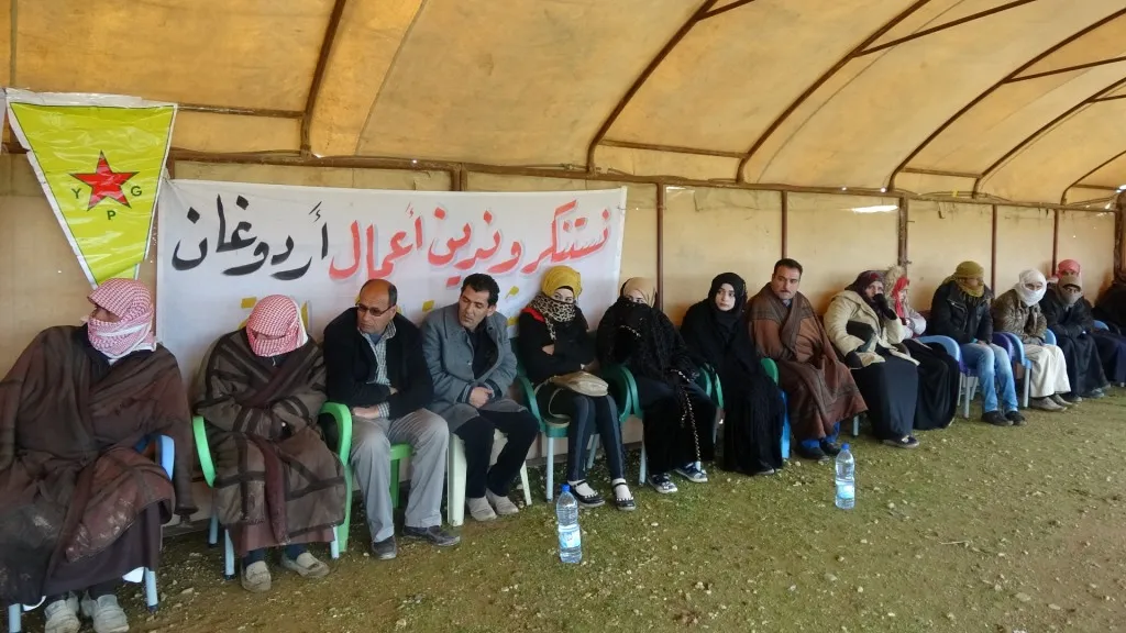 Şêniyên bajaroka El-Zeydî piştgiriya xwe bi QSD‘ê re anîn ziman