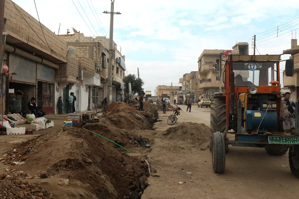 Li herêma Tebqayê xebatên xizmetguzariyê