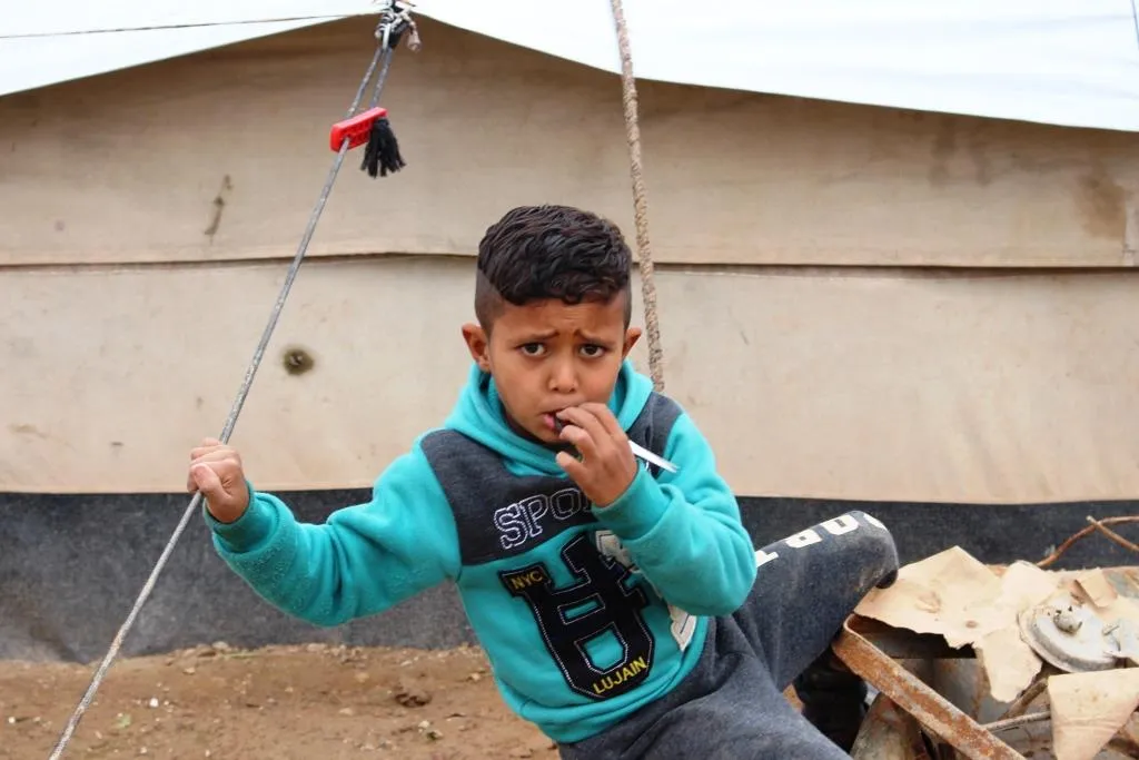 Zarokê Kampa El-Cerbû di navbera niha û pêşerojek ne diyar de