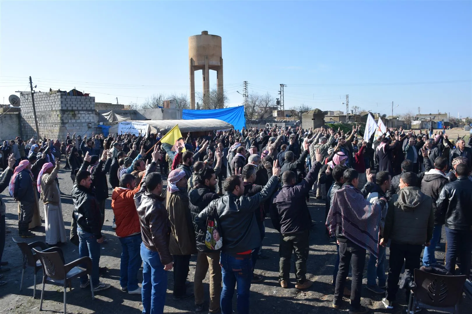 Şêniyên Til Temirê tev li çalakiya mertalên zindî bûn
