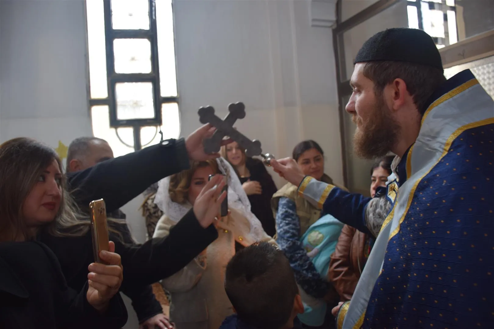 Xiristiyanên Bakurê Sûriyê  Cejna Noelê pîroz kir