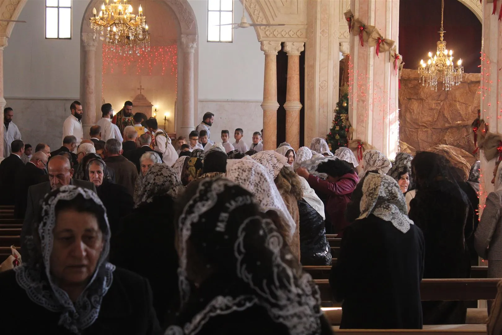 Xiristiyanên Bakurê Sûriyê  Cejna Noelê pîroz kir