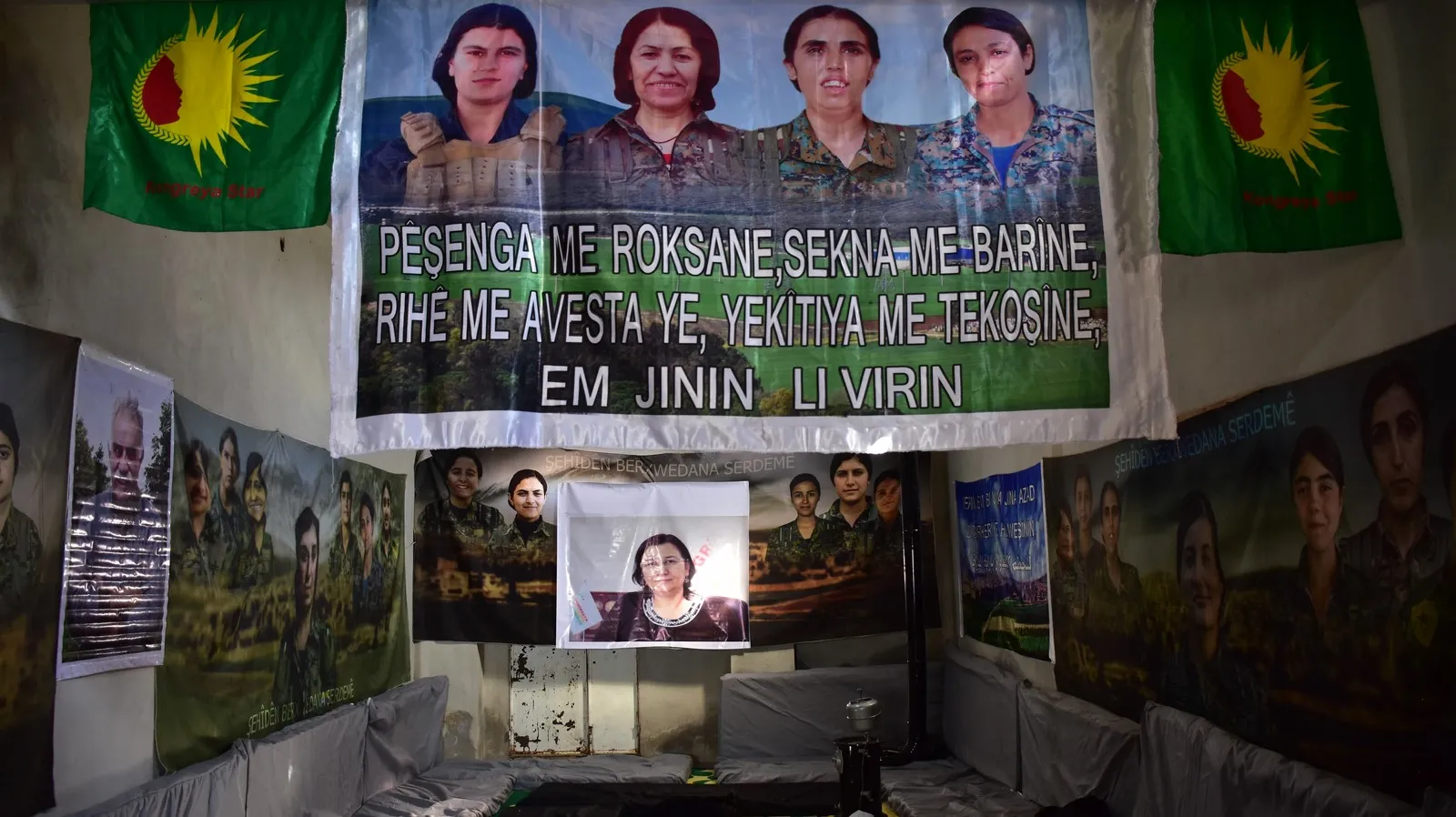 Jinên Efrînê dest bi greva birçîbûnê kir