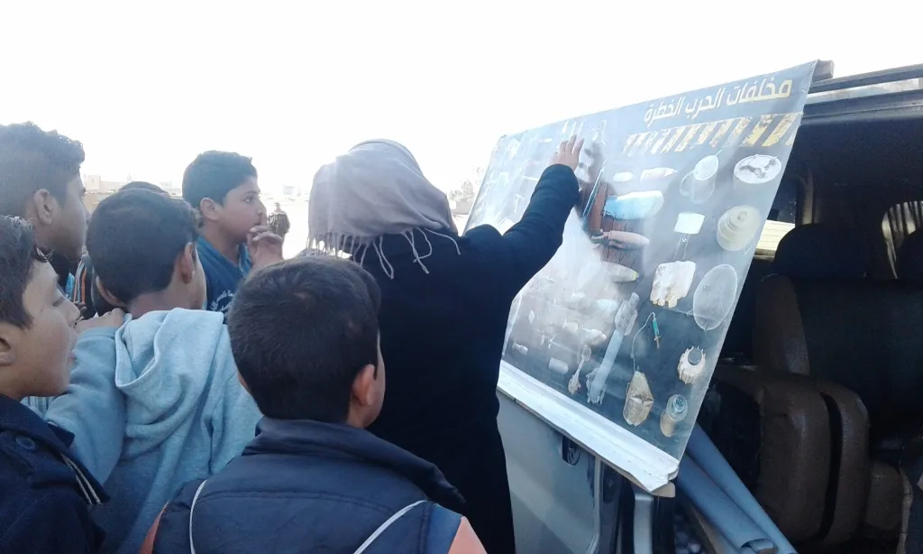 Pêngava hişyarkirina têkildarî mayinan li Dêrazorê dest pê kir
