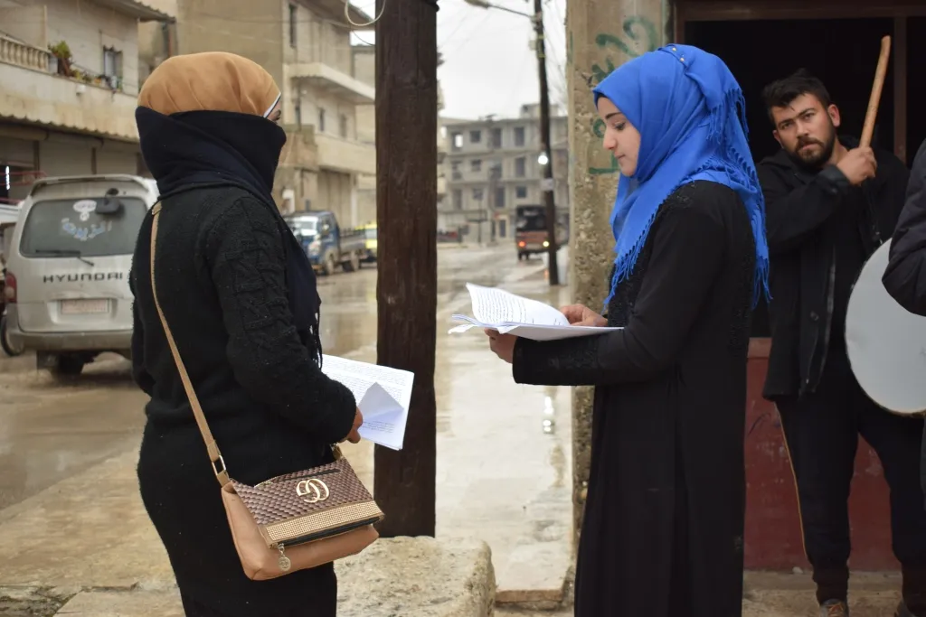 Ciwanên Minbicê, pêngava "Rabin, Şer bikin û Faşîzîmê bişkînin" destpê kirin