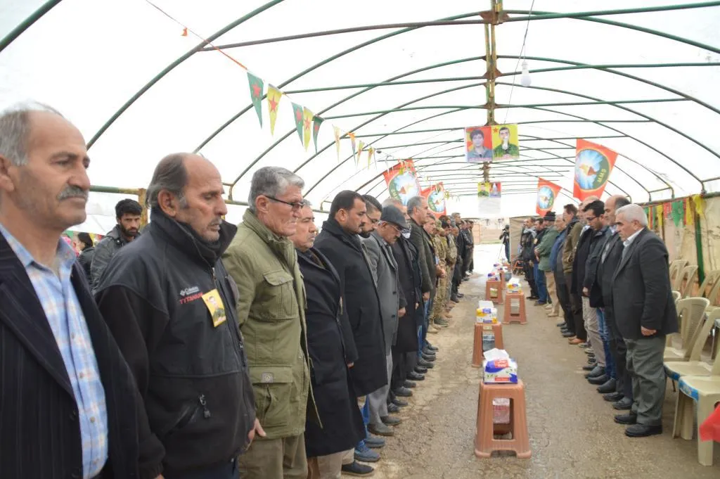 Li Qamişlo ji bo şehîd Zîlan û şehîd Şêrhat merasîma sersaxiyê