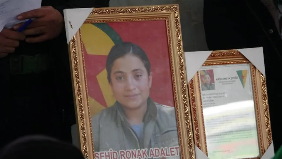 Di merasîma sersaxiya keça xwe de soza şopandina rêya hemû şehîdan da