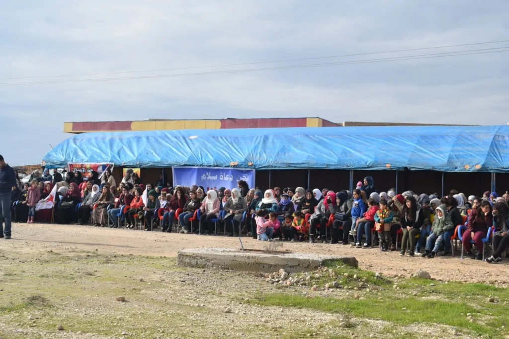 Şêniyên Girê Spî li dijî gefên dagirkeran çalakî li dar xistin