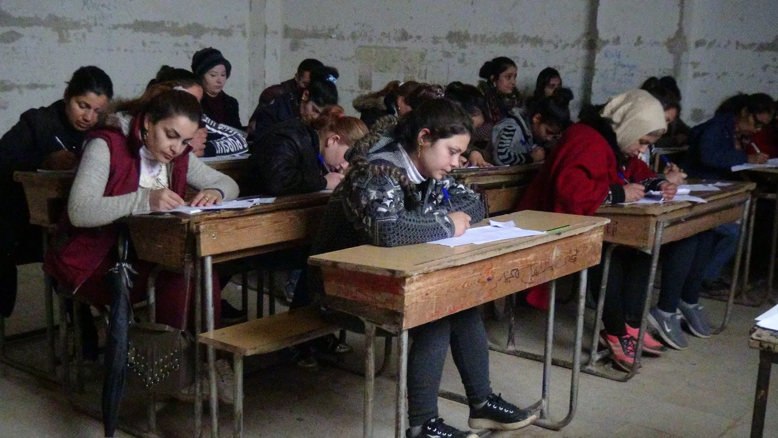 Li Şehbayê 128 şagirt tevlî ezmûna zimanê Kurdî bûn