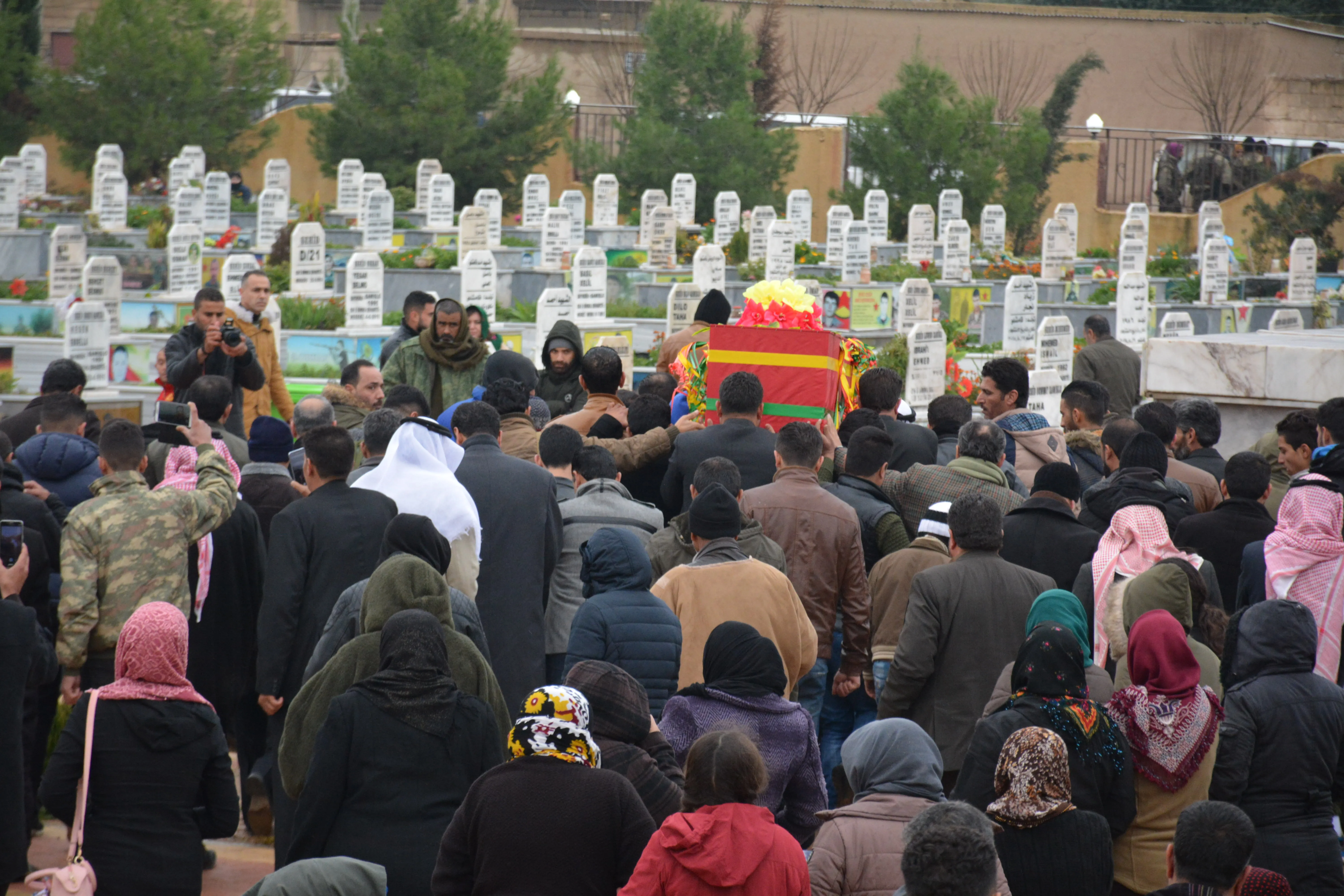 Cenazeyê Merwan El-Fiteyîh li Qamişlo hate veşartin