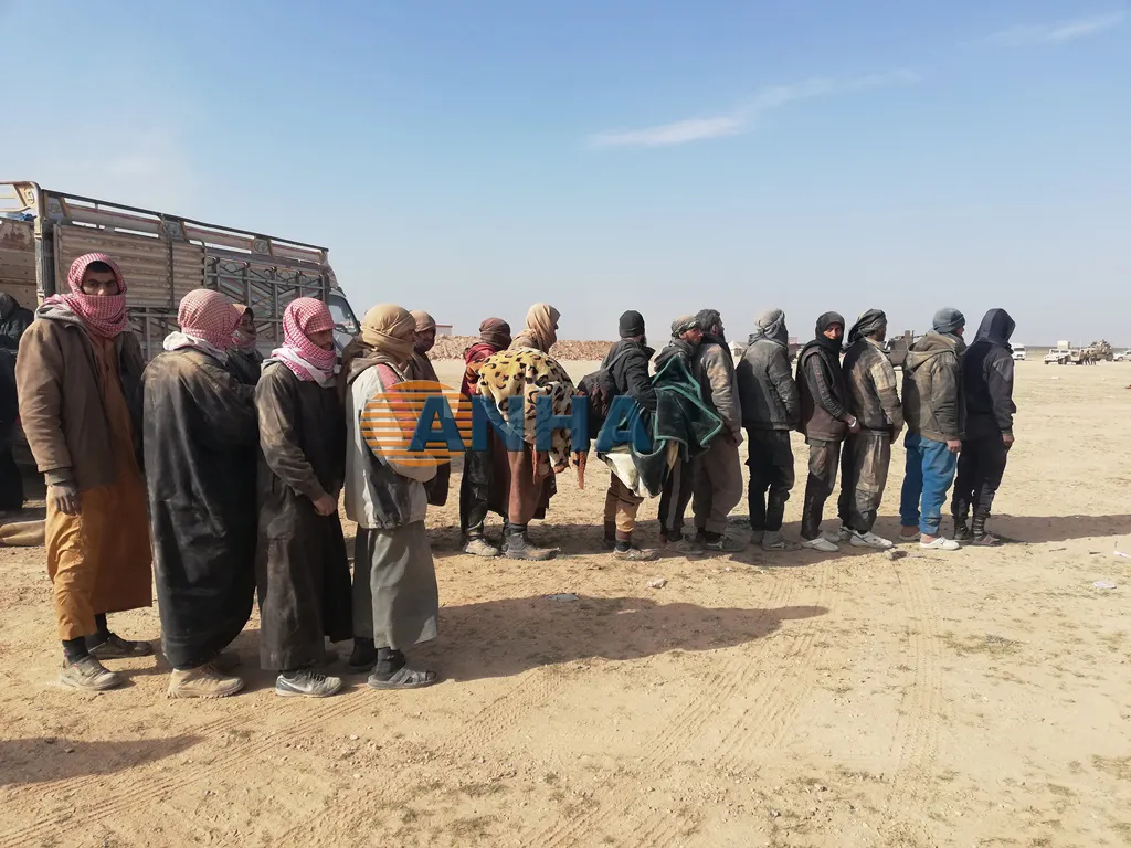Komeke çeteyan ku xwe di nava sivîlên rizgarkirî de veşartibû, hate girtin