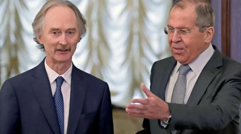Lavrov û Pedersen xebata ji bo avakirina komîteya destûrê teqez kir