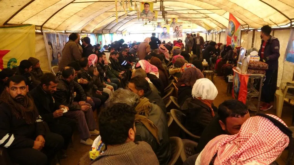 Sersaxî ji malbata şehîd Deham re hat xwestin